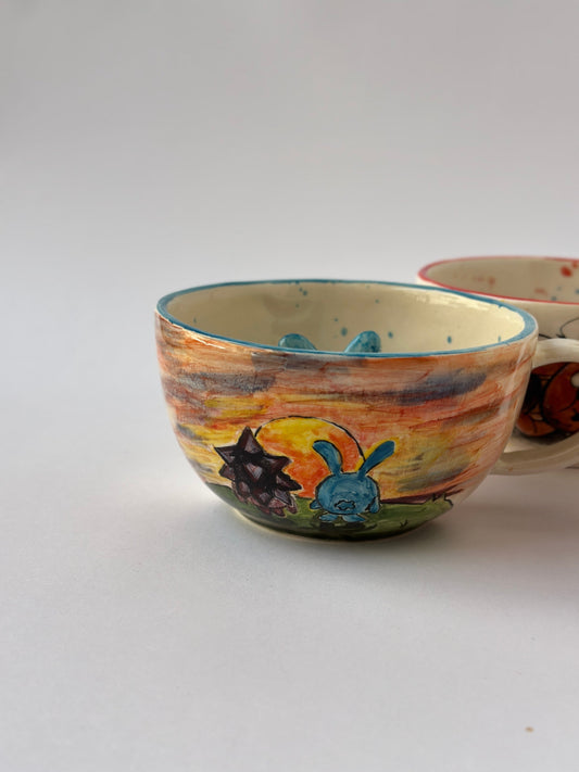 Smeshariki handmade mug