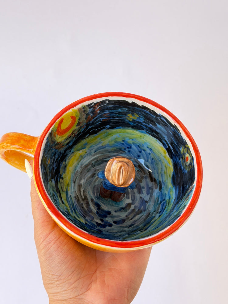 Vincen Wan Gogh handmade cup