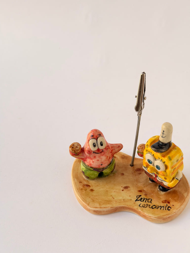 Sponge and Star handmade holder