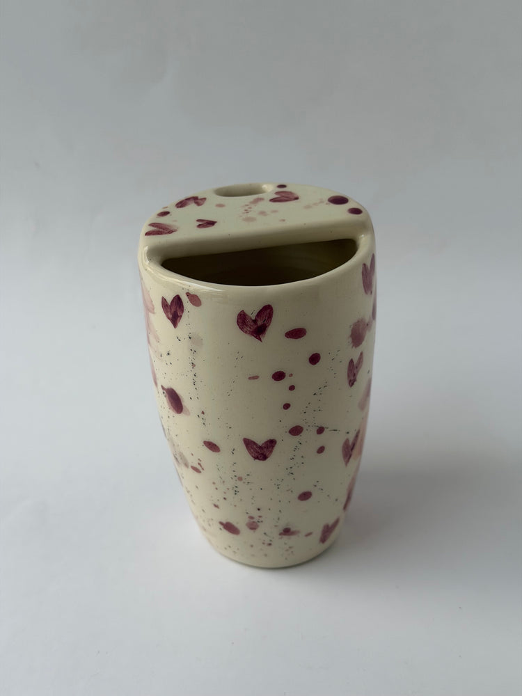 Dragons handmade ceramic takeaway mug