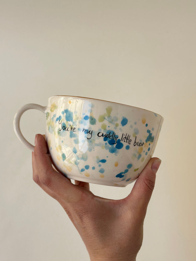 Teddy handmade ceramic mug