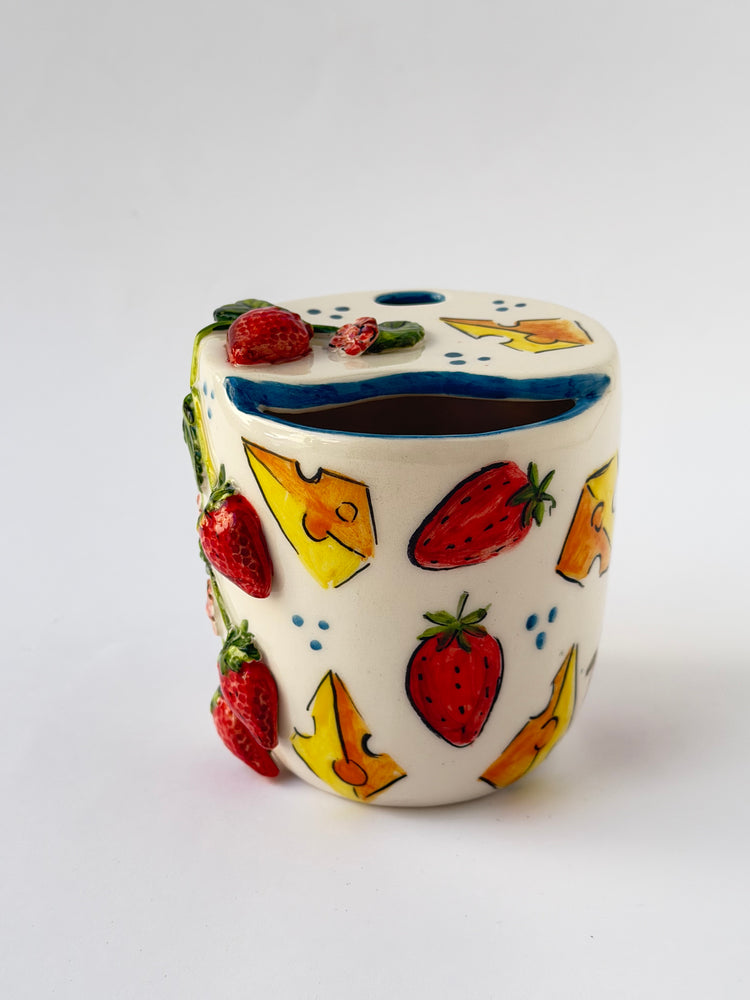 Little chef handmade takeaway mug