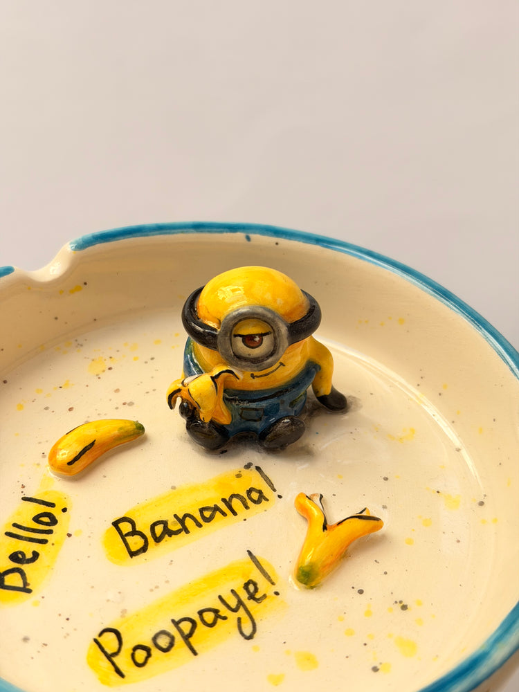 Bananaa Handmade ceramic ashtray
