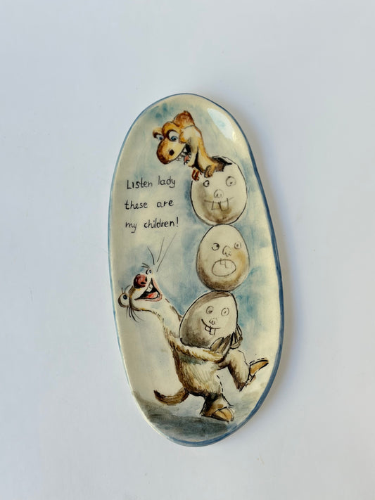 Sid handmade plate ceramic