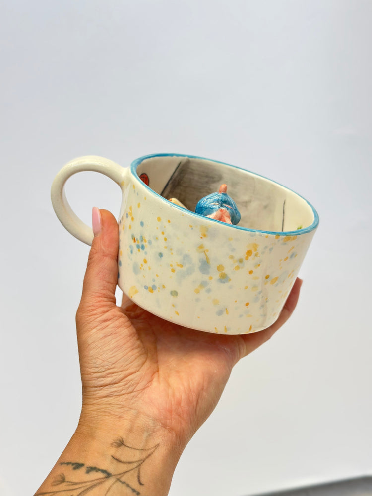 Little chef handmade ceramic mug
