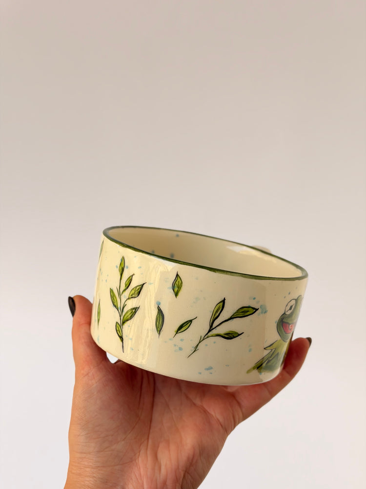 Frog handmade ceramic mug