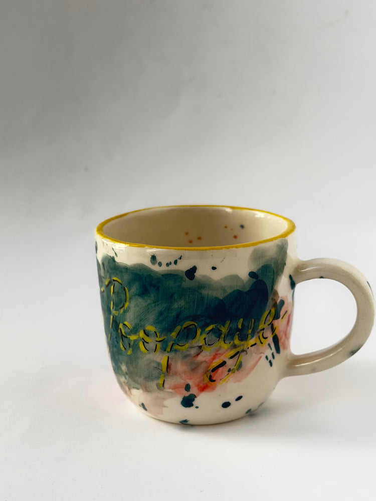Handmade ceramic mug