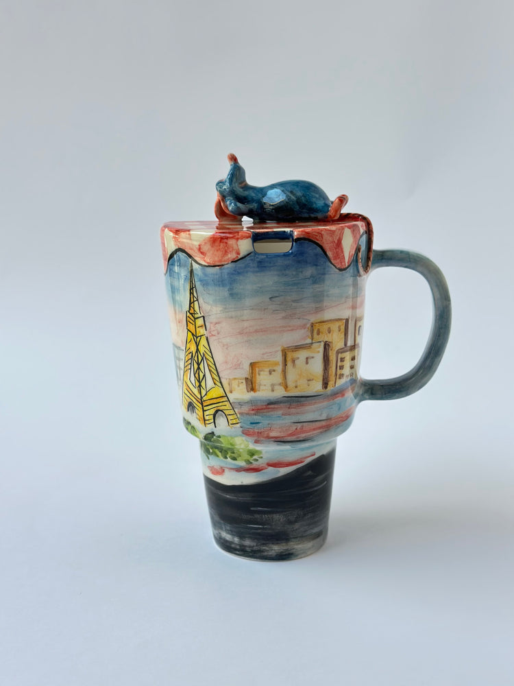 Little Chef takeaway handmade ceramic mug