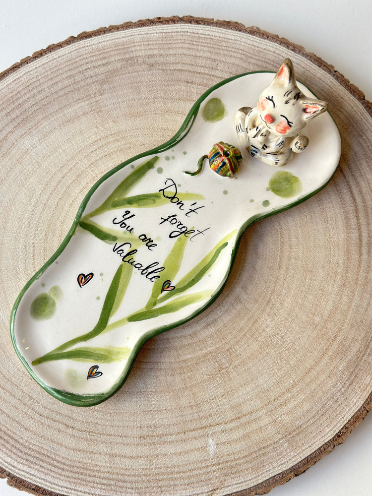 Cat handmade burner