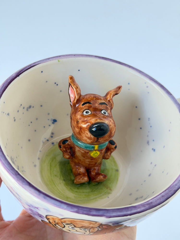 Dog handmade ceramic mug