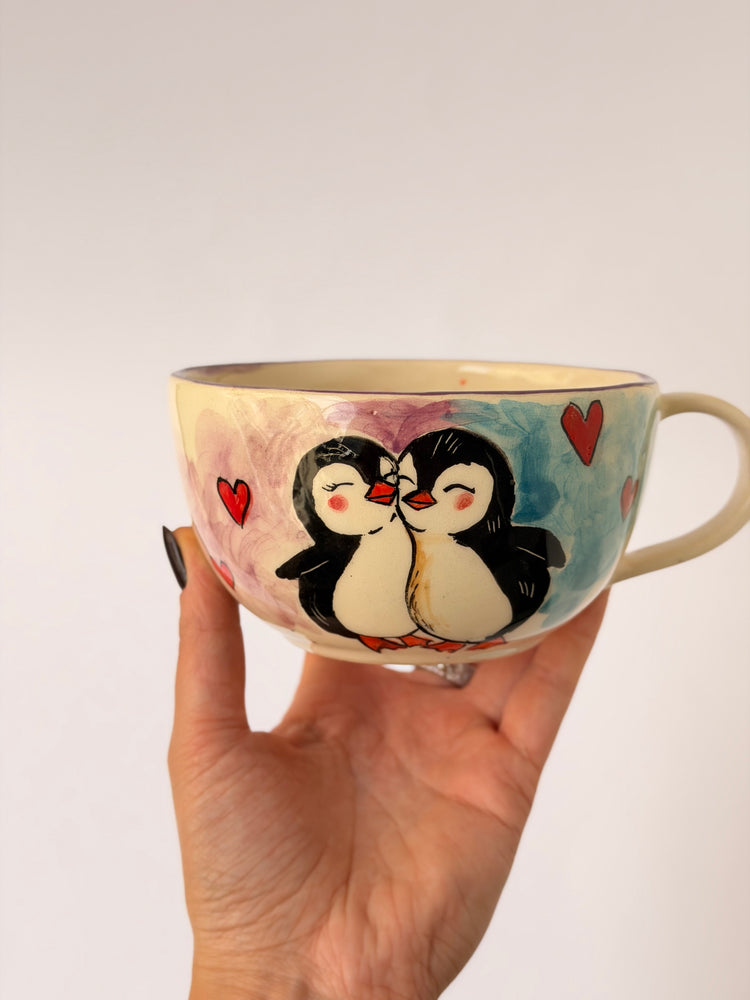 Penguin’s handmade ceramic mug