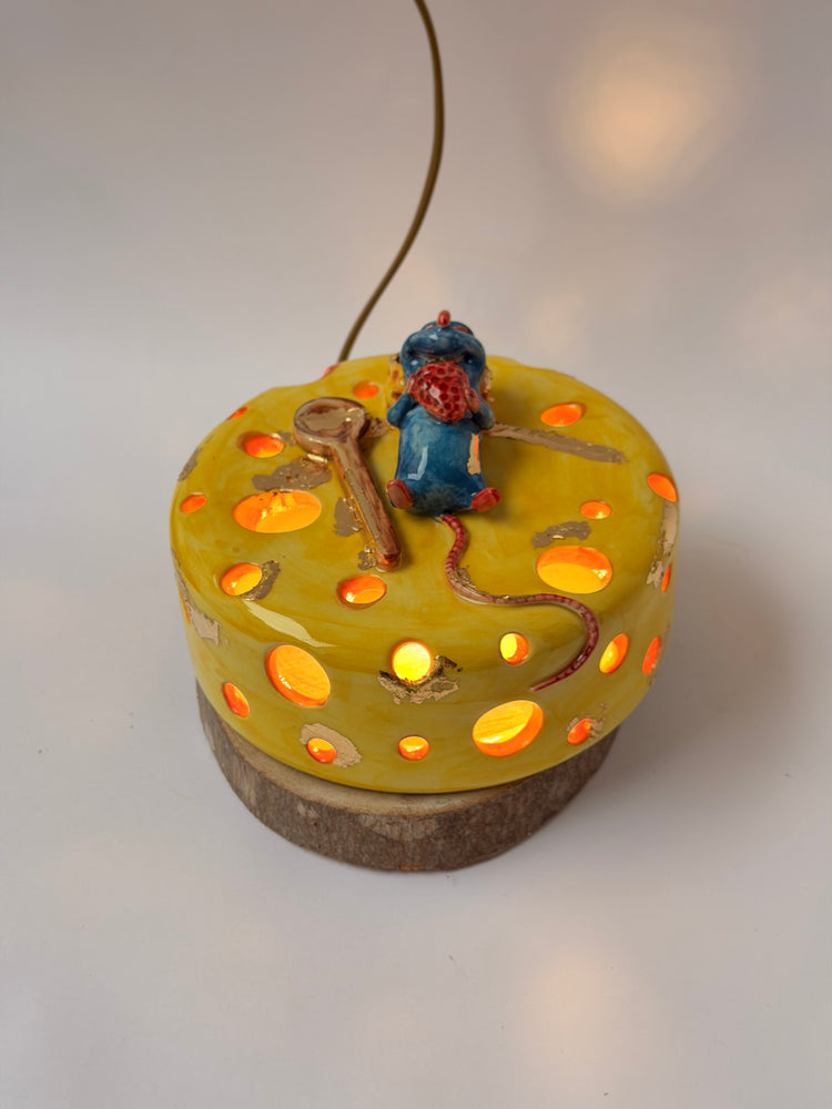 Little Chef handmade ceramic lamp