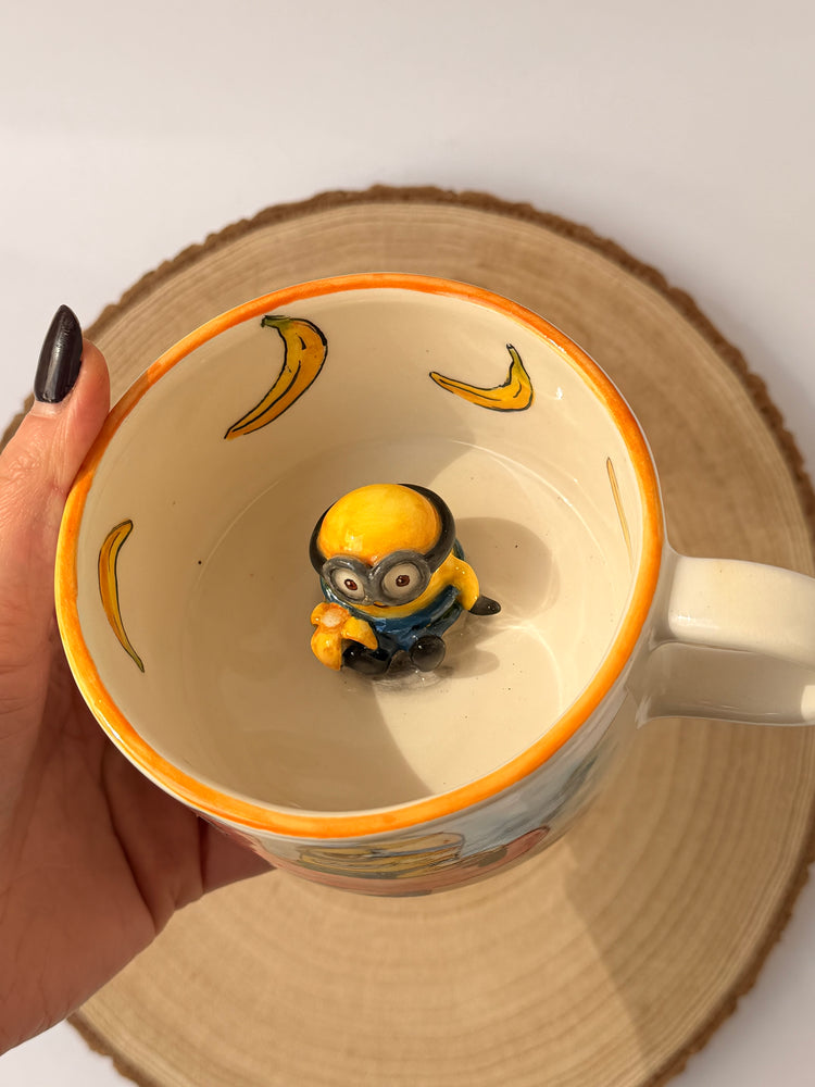 Banana handmade ceramic mug