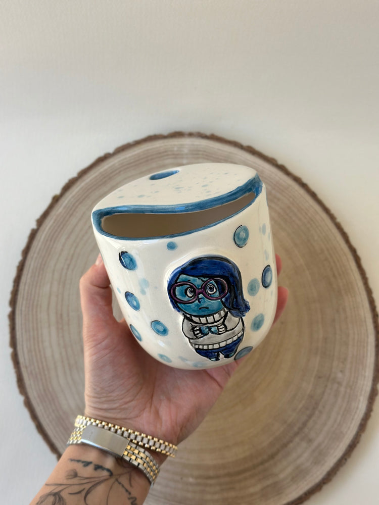 Sadness handmade takeaway mug