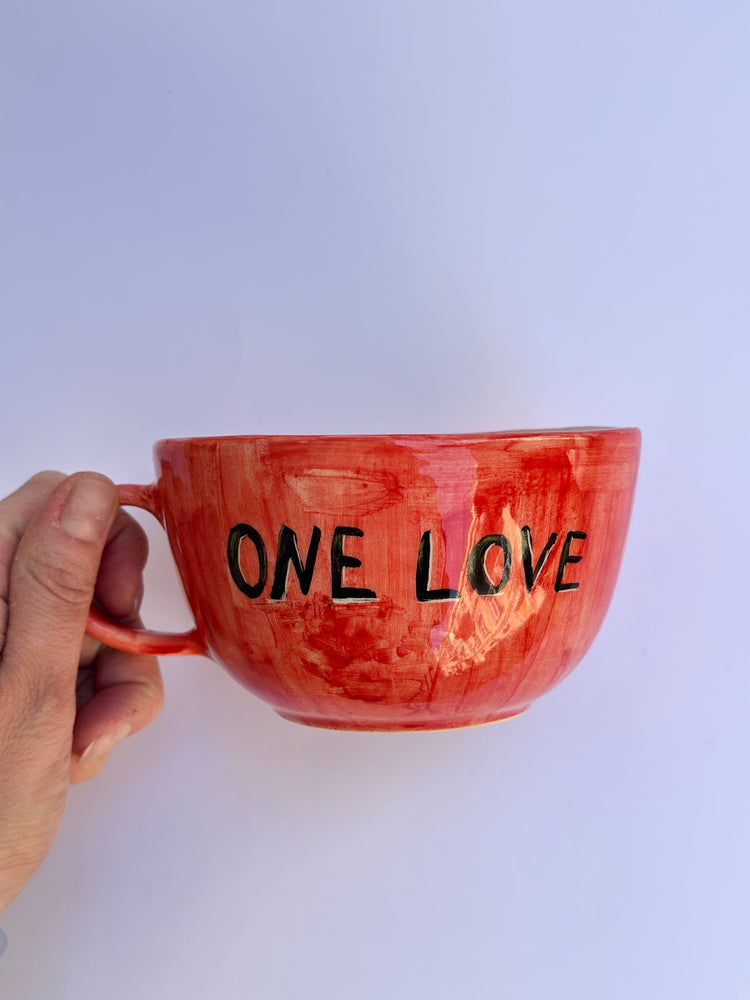 Cats lovely handmade mug