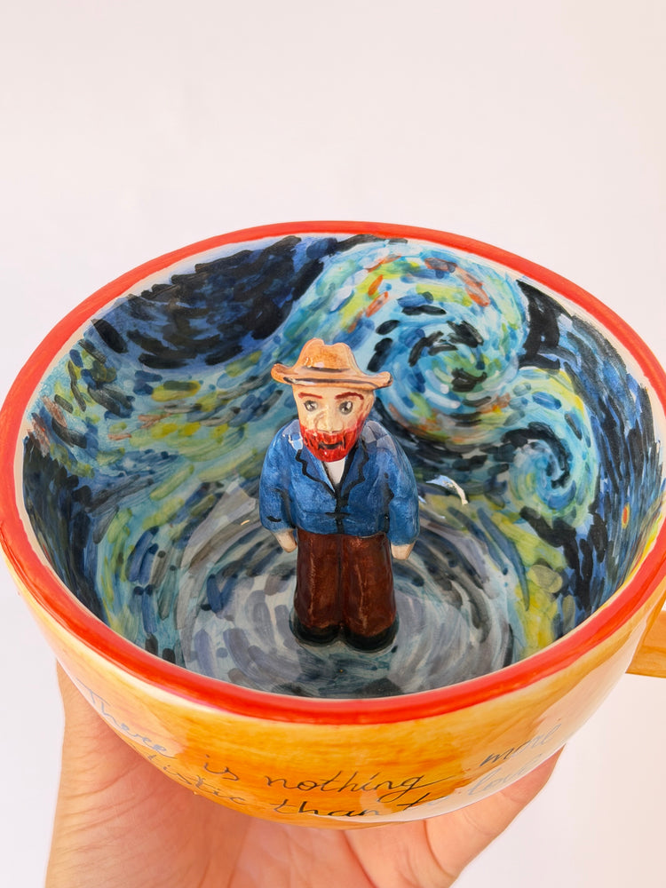 Vincen Wan Gogh handmade cup