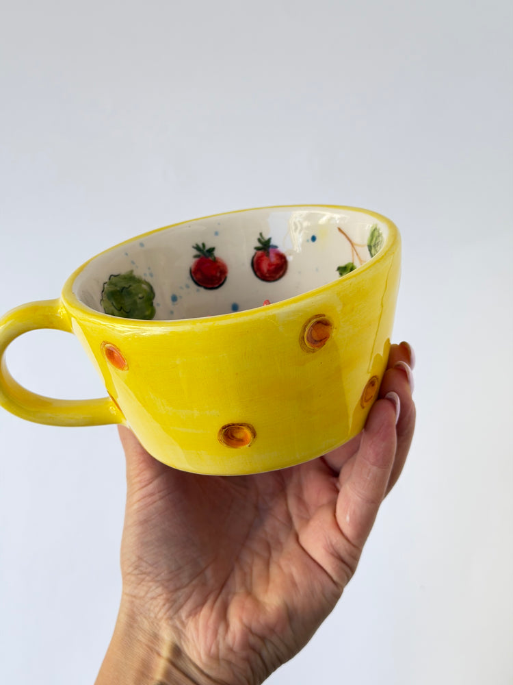 Little Chef and brother handmade ceramic mug