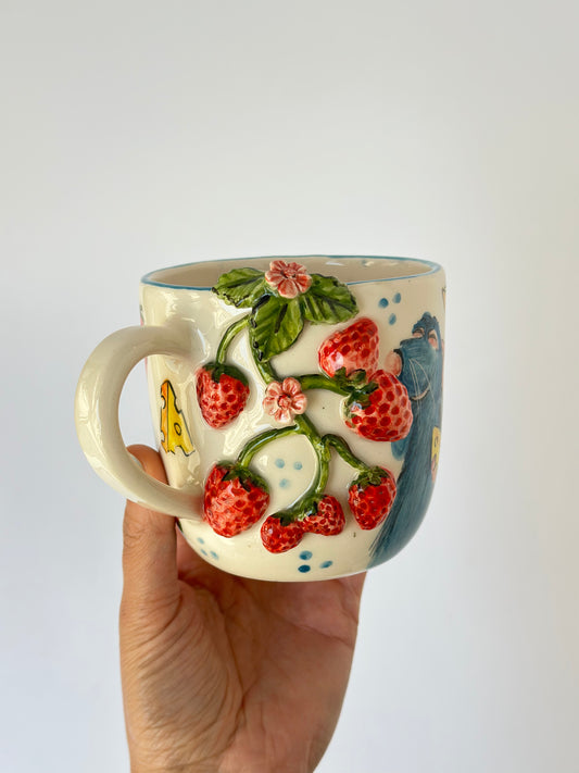 Little chef handmade ceramic mug