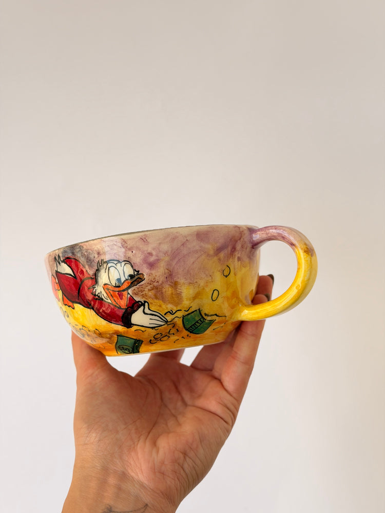 Duck handmade ceramic mug