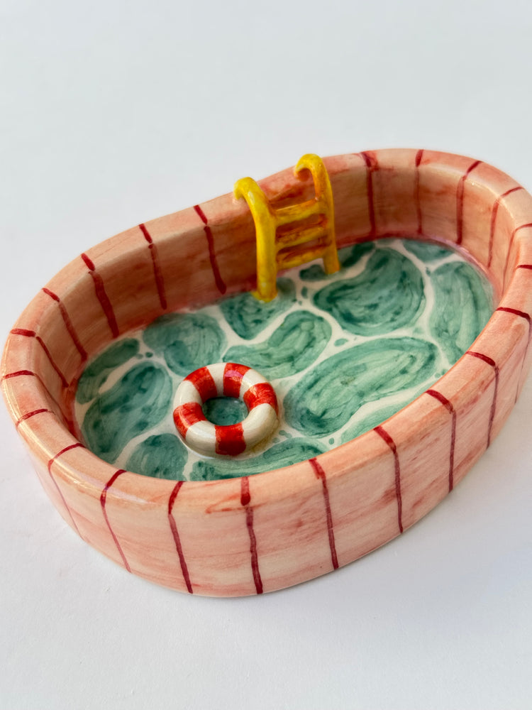 Handmade ceramic ashtray