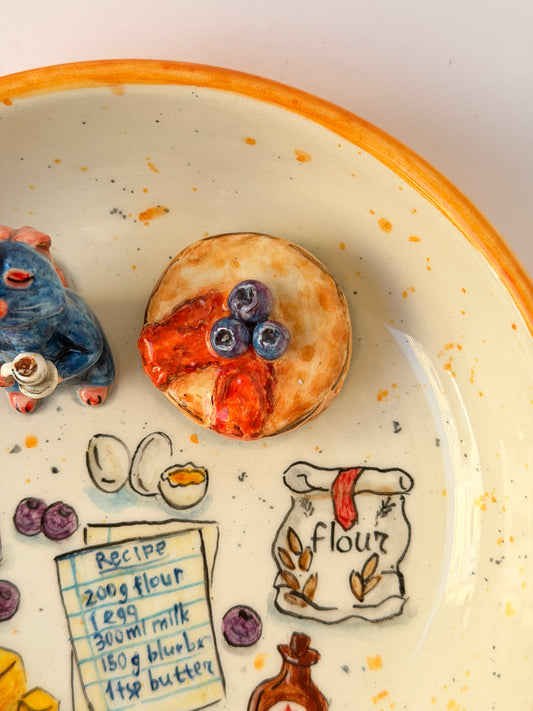 Little Chef handmade ceramic bowl