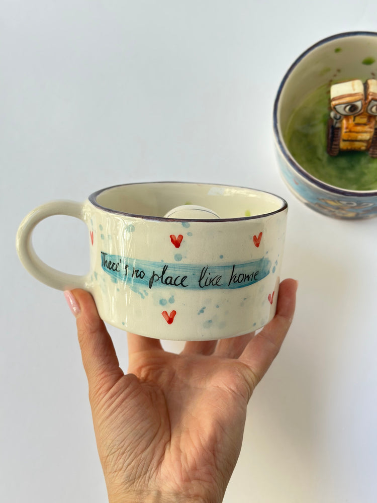 Couple handmade ceramic mugs
