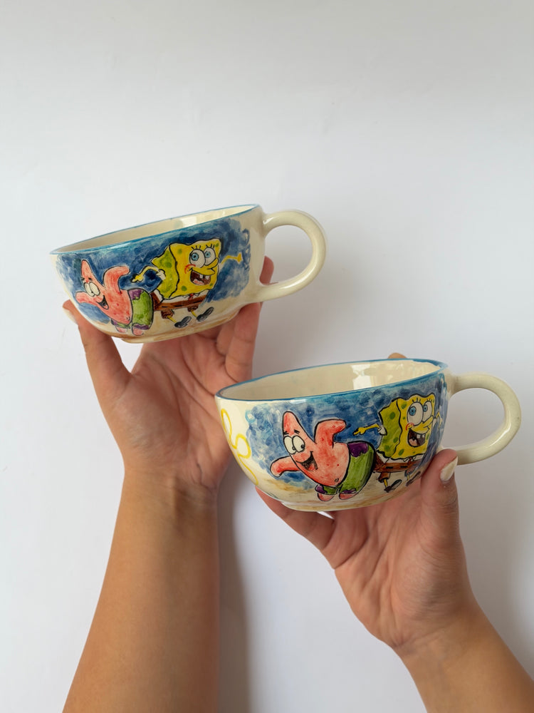 Friends handmade mugs ceramic