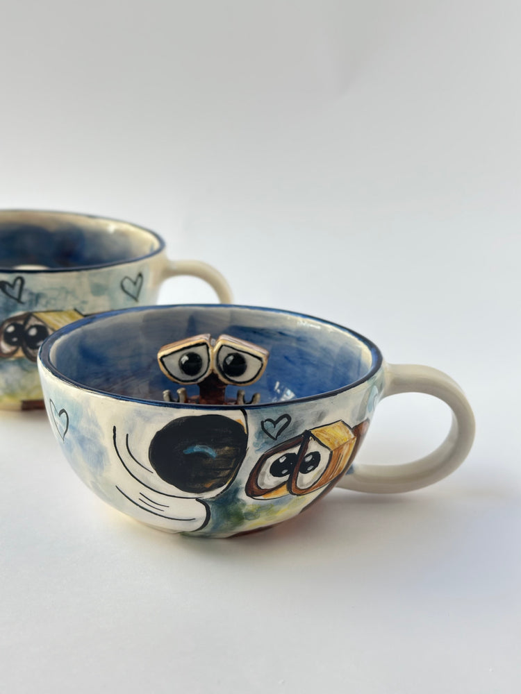 Couple handmade ceramic mugs