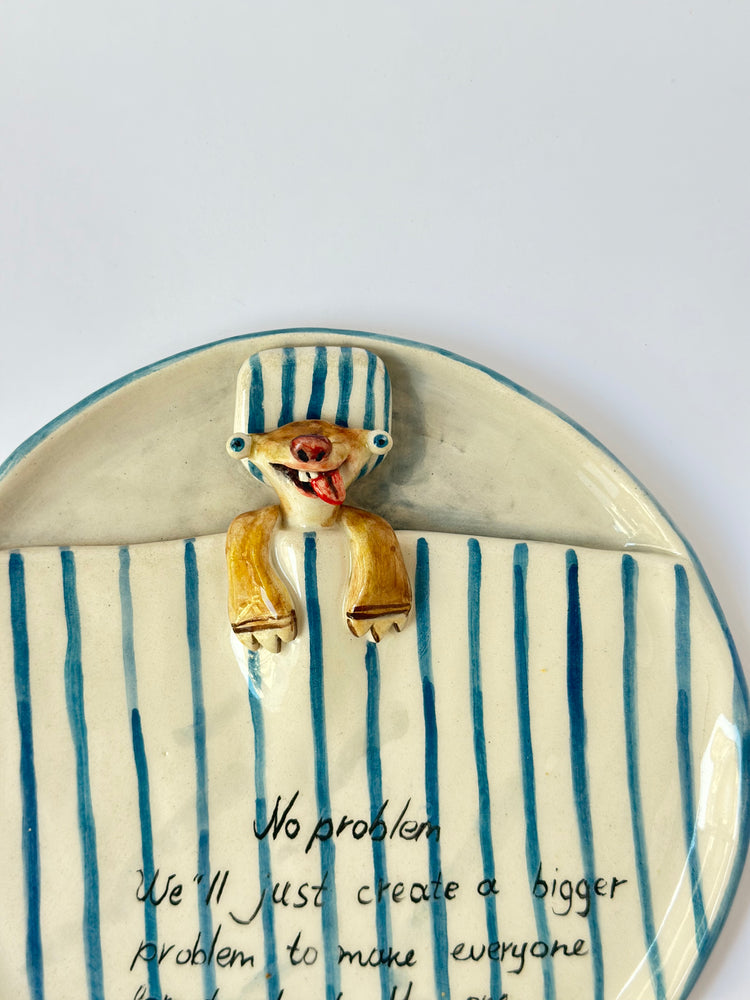 Sid handmade ceramic plate