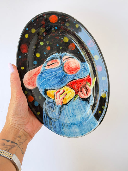 Little Chef handmade ceramic plate