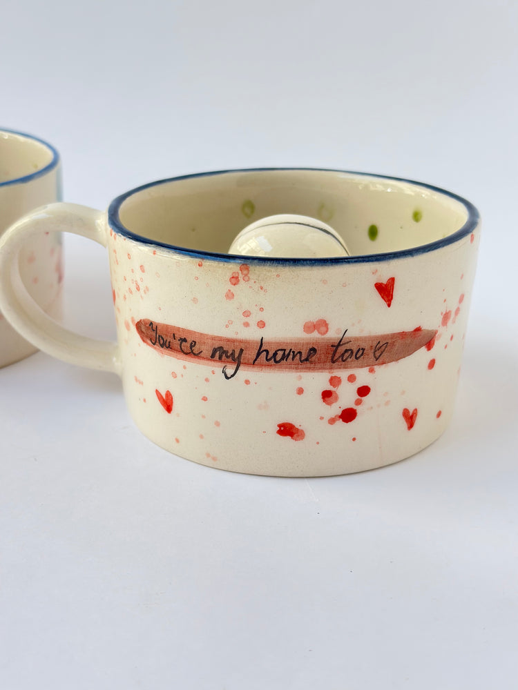 Couple handmade ceramic mugs