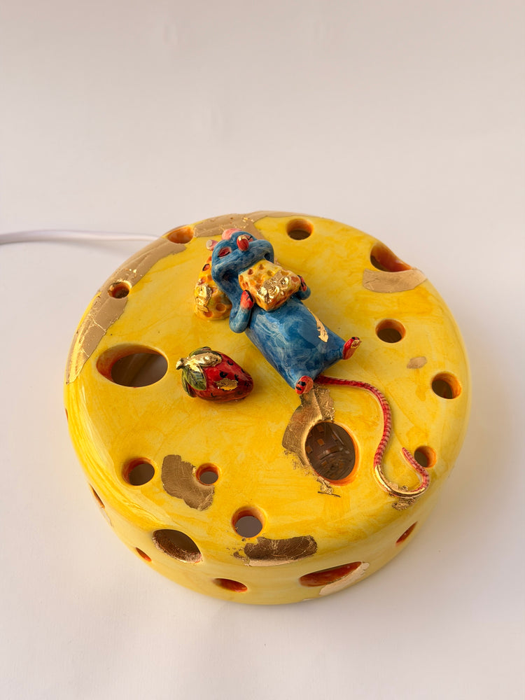 Little Chef handmade ceramic lamp