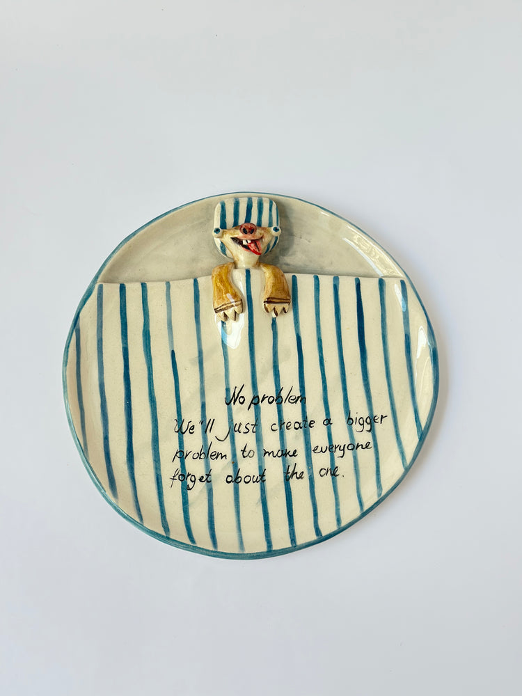 Sid handmade ceramic plate