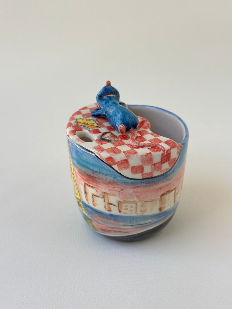 Little Chef handmade takeaway mug