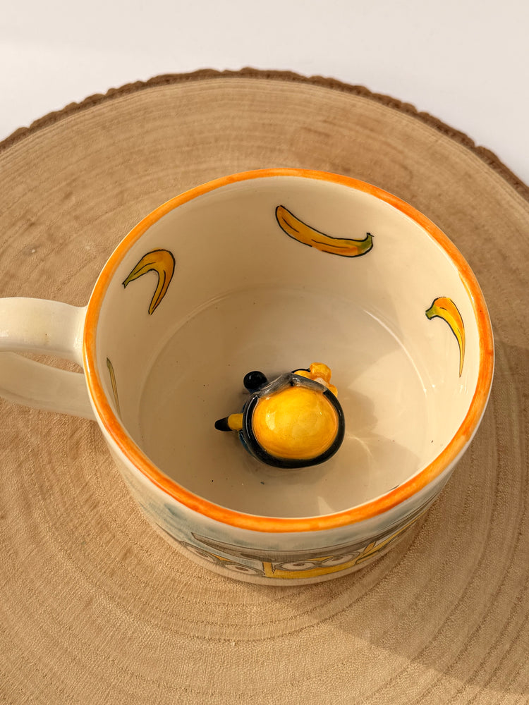 Banana handmade ceramic mug