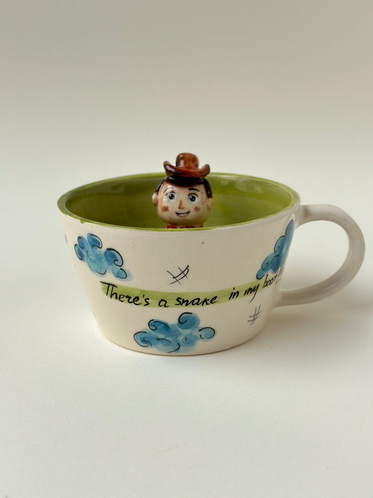 Cowboy handmade mug