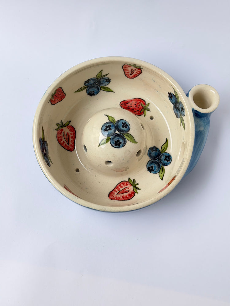 Fruit handmade ceramic washing bowl