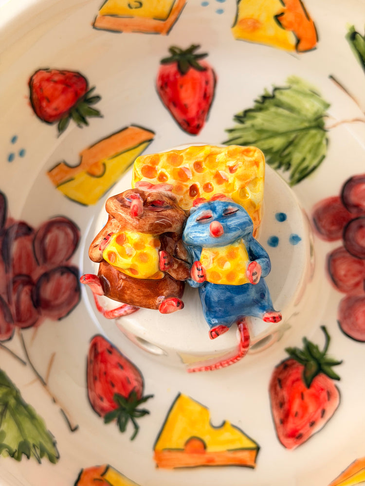 Little Chef and brother handmade ceramic washing bowl