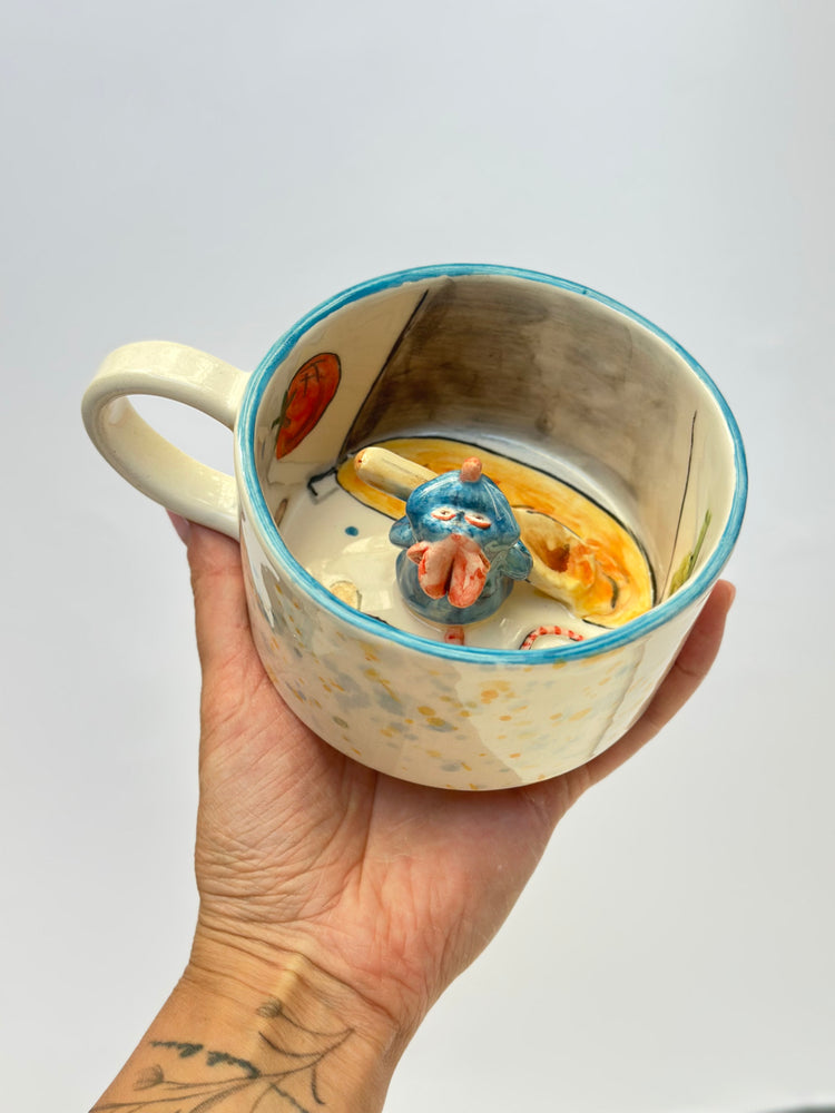 Little chef handmade ceramic mug
