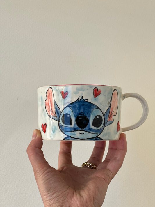 Stitch handmade mug