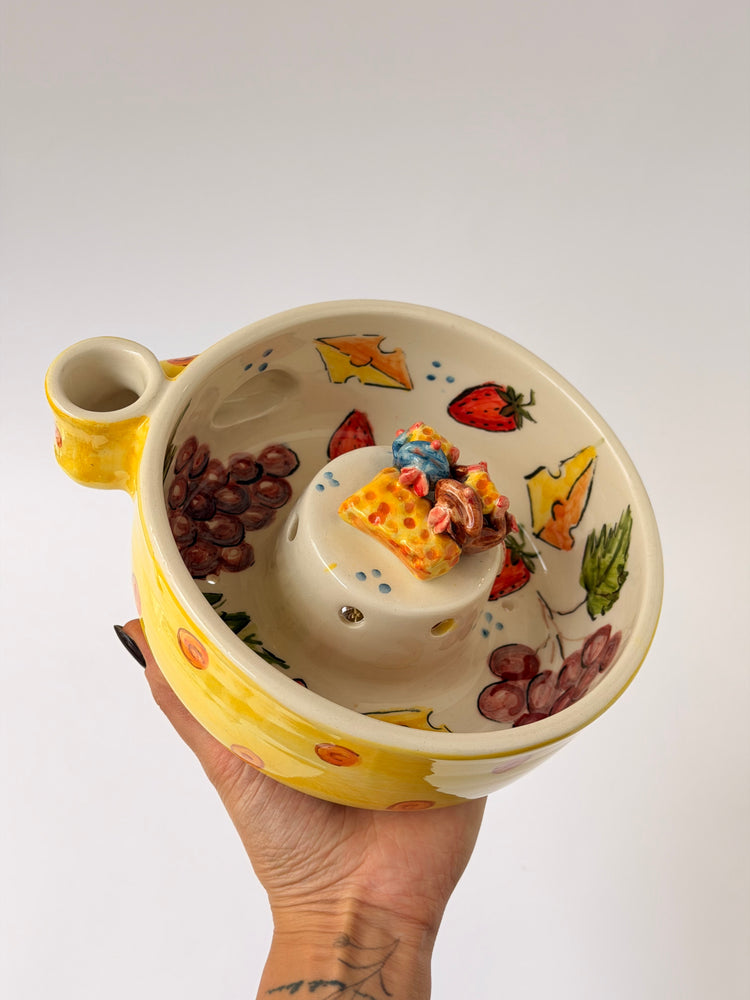 Little Chef and brother handmade ceramic washing bowl