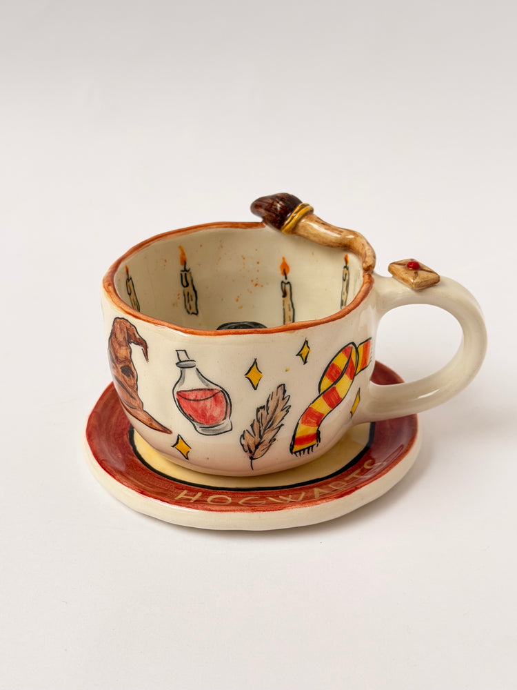 Harry handmade ceramic cup and plate