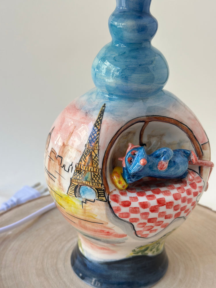 Little Chef handmade lamp ceramic