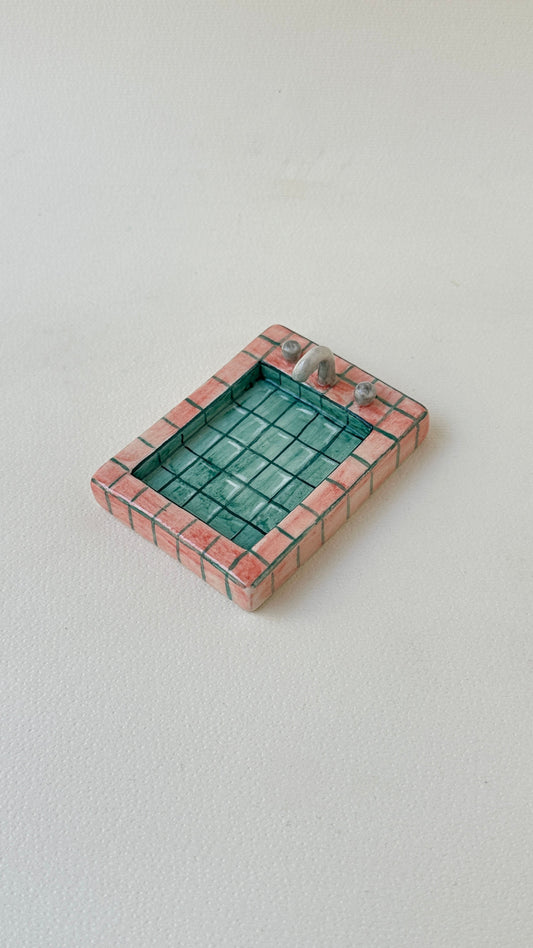 Handmade ceramic ashtray