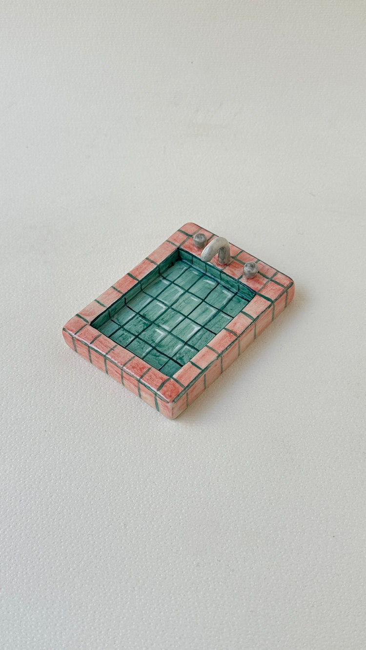 Handmade ceramic ashtray