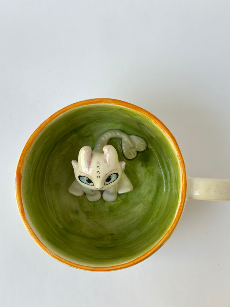 Dragon handmade ceramic mug