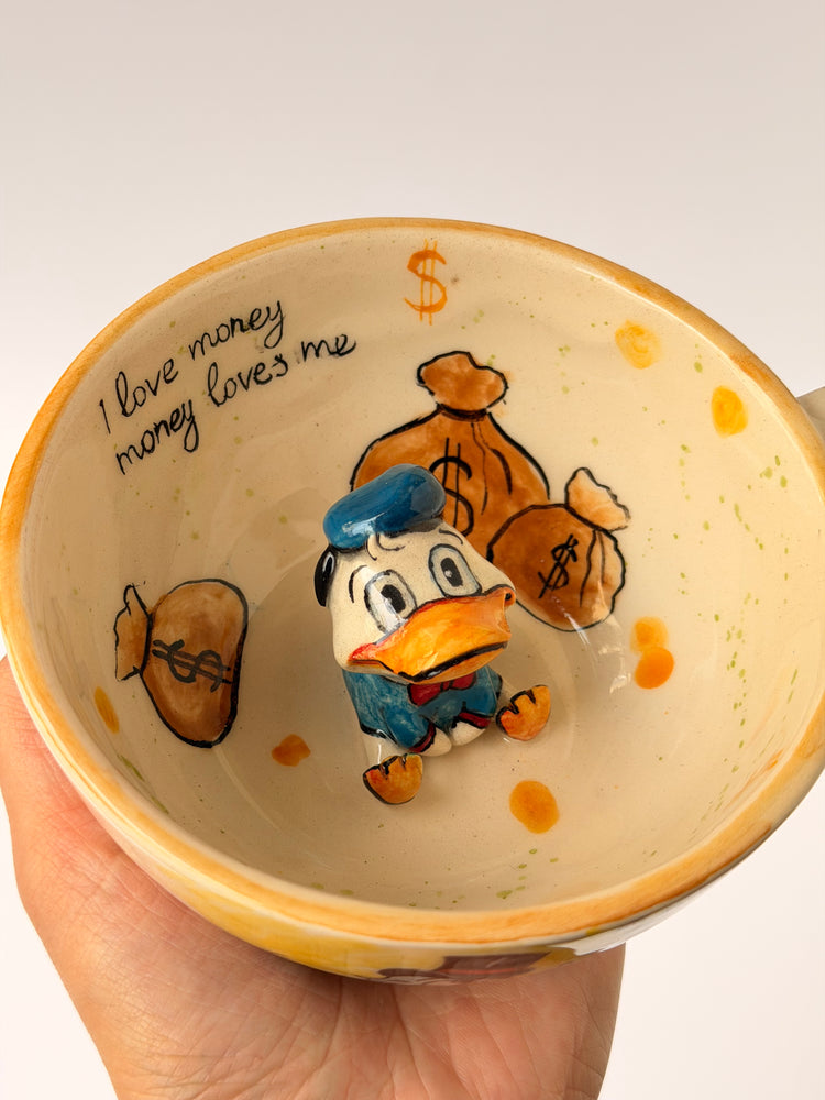 Duck handmade ceramic mug