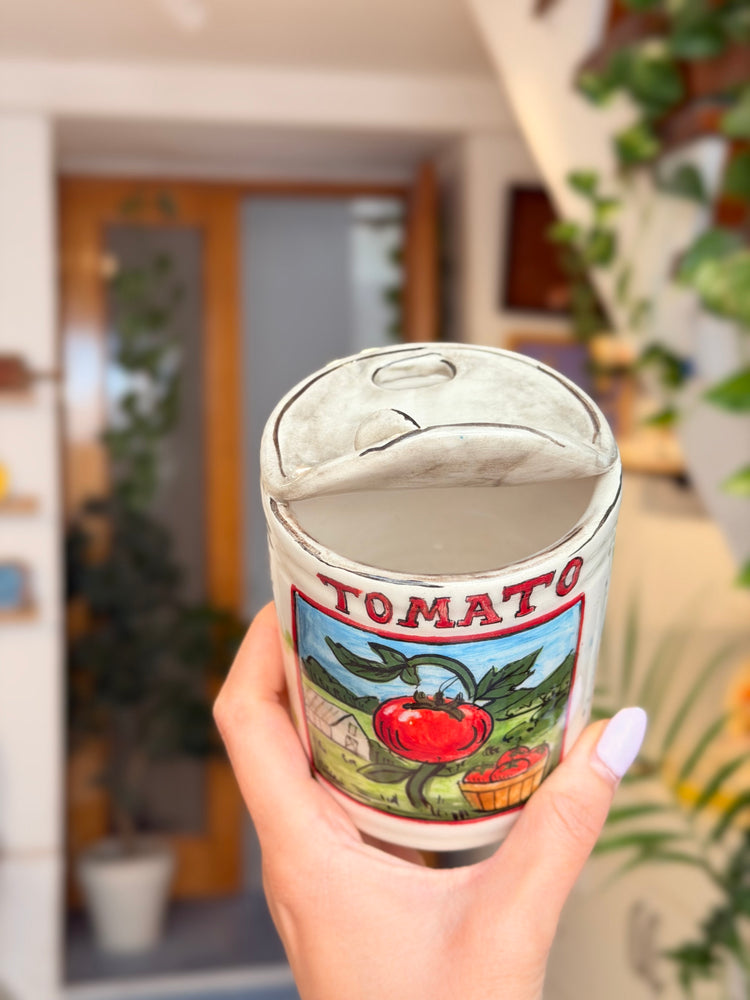 Tomato concerve handmade ceramic mug