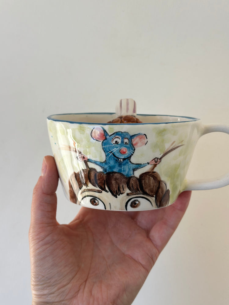 Chef Linguine handmade mug