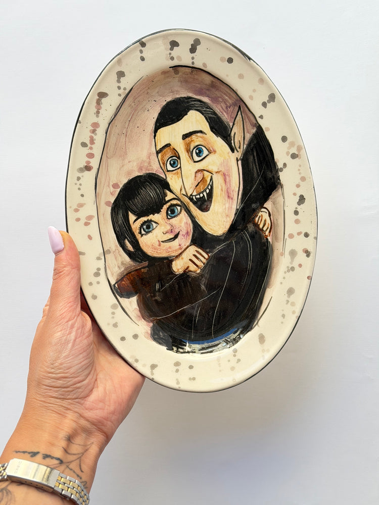 Handmade ceramic plate
